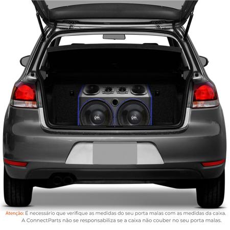 Caixa Som Igrejinha Trio Automotivo Shutt Subwoofer Beatz 12 Polegadas 800w RMS Grave Forte LED Neon Imagem de Caixa Som Igrejinha Trio Automotivo Shutt Subwoofer Beatz 12 Polegadas 800w RMS Grave Forte LED Neon