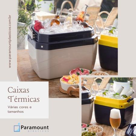 Mini Cooler Caixa Térmica Porta Latas Pequena 6 Litros 9 Latas Verde  Vermelha Azul - Paramount - Cooler Térmico - Magazine Luiza