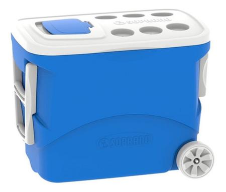 Imagem de Caixa Térmica/cooler Com Rodas Tropical - 50 Litros Azul
