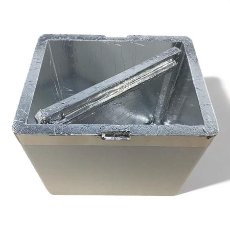 Imagem de Caixa térmica de isopor laminada de 45L para bag motoboy espetos e bebidas