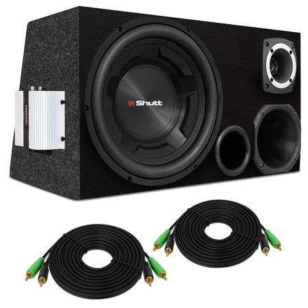 Caixa Trio Residencial Bob Ativa 440W Shutt Beats 12 + MP3