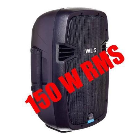 Imagem de Caixa Wls J10 Pro Ativa 150W Rms Usb Bt+2 Mic S/Fio+Pedestal