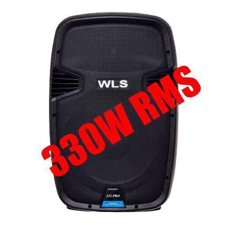 Imagem de Caixa Wls J12 Pro Ativa + 2 Microfones S/Fio + Pedestal