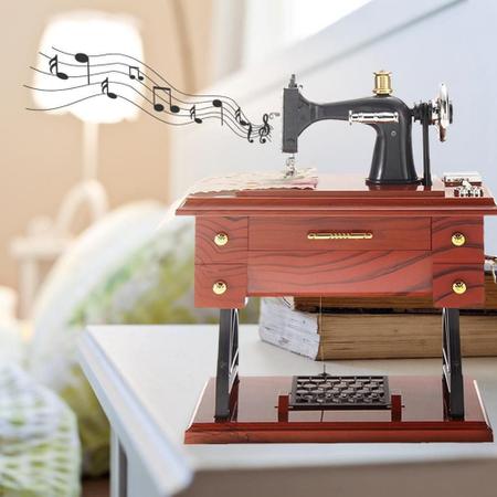 Imagem de Caixinha De Musica Maquina De Costura Antiga Sartorius Model