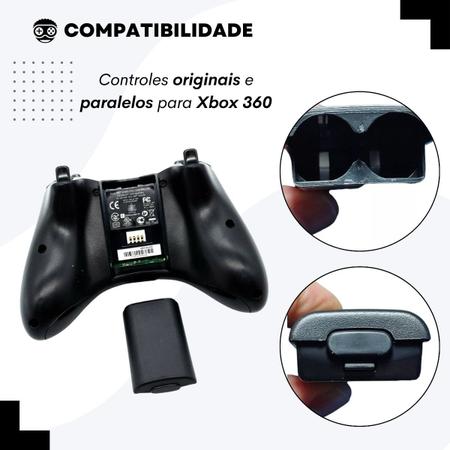 Imagem de Caixinha De Pilha Controle Xbox 360 Sem Fio Suporte Porta Pilhas Caixinha Kit c/ 2 unidades