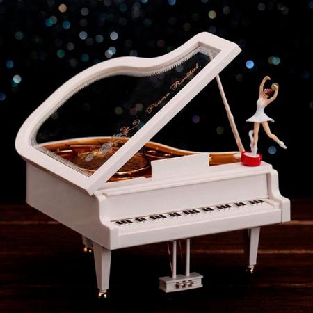Imagem de Caixinha Infantil de Música Piano de Cauda c/ Bailarina