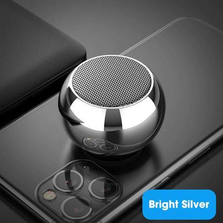 Imagem de Caixinha Som Ecooda Bluetooth Tws Metal Mini Speaker Amplificada 3w