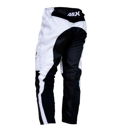 Imagem de Calça Amx Prime One Branco Preto Trilha Motocross