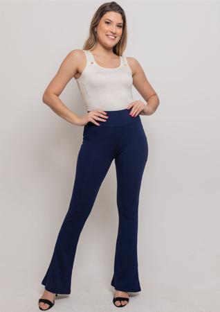 Calça bailarina 2024 azul marinho