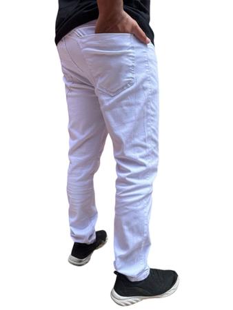 Imagem de Calça basica jeans e sarja masculina c/elastano skinny otima qualidade