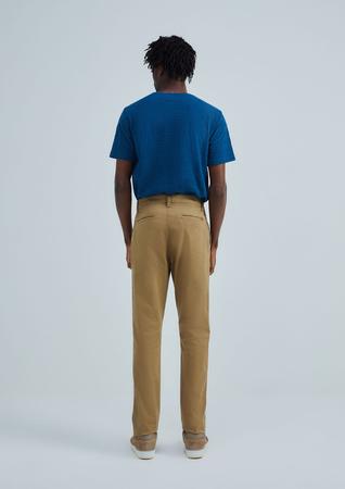 Imagem de Calça Básica Masculina Chino Slim Em Sarja Com Elastano