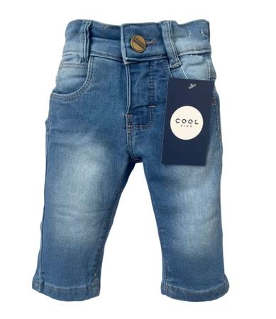 Cal a Bebe jeans infantil menino com elastano conforto RN a 10