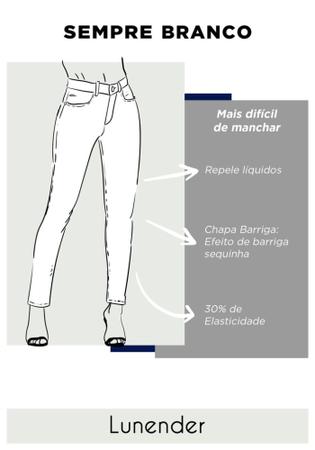Calça hotsell branca lunender