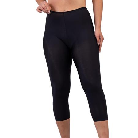 Calça Capri Modeladora Segunda Pele Cintura Alta Microfibra (P