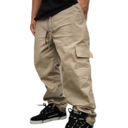 Calça larga preta masculina sales