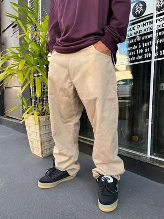 Calça sales bege skate