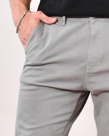 Calça chino masculina store cinza