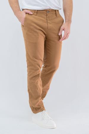 Imagem de Calça Chino Masculina Casual De Veludo Cotelê Slim