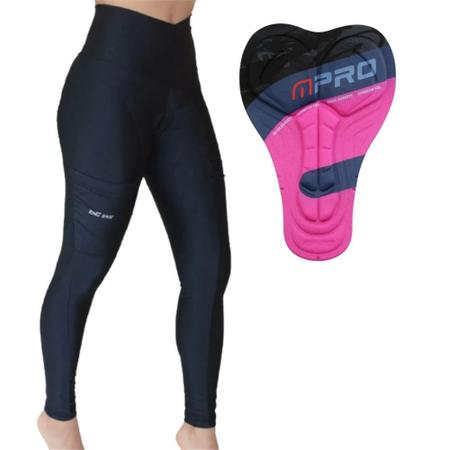 Imagem de Calça Ciclismo Feminina Forro Gel Befast 2 Bolsos Bike MTB