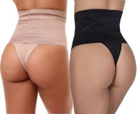 Cal a Cinta Calcinha Modeladora Plus Size C s Alto Fio Dental Sexy