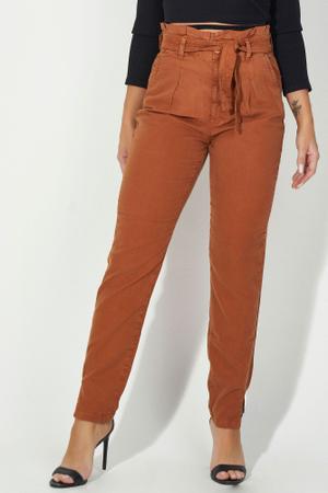 Calça clochard cheap caramelo