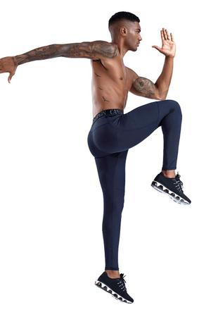 Calças de Compressão Masculina Leggings para Corrida, Ginásio