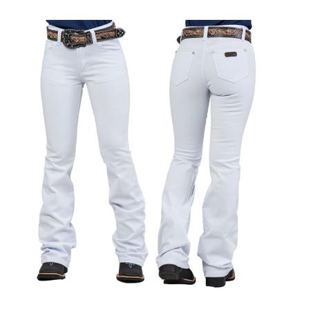 Cal a Country Feminina Dock s Flare Sarja Branca Ref.000201664