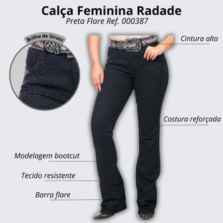 Calça country hot sale feminina radade