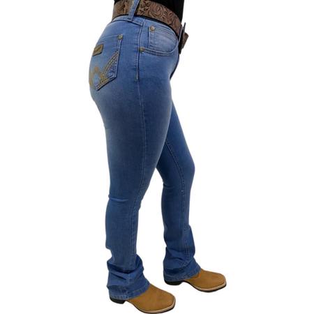 Cal a Country Jeans Wrangler Feminina Azul Ref. 09MWZDW32