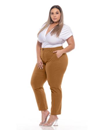 Imagem de Calça Cropped Cintura Alta Fact Jeans L967