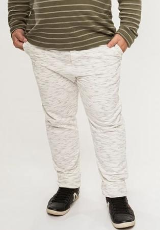 Calça de moletom plus size com punho - últimas peças! Rovitex Imagem de Calça de moletom plus size com punho - últimas peças! Rovitex