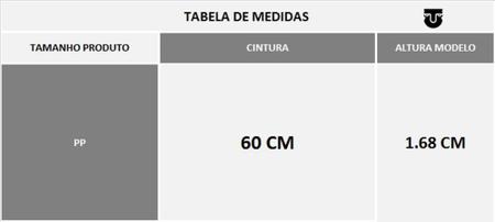 Imagem de Calça Envelope Feminina Fendas Laterais Cós Alta - Preta - PP