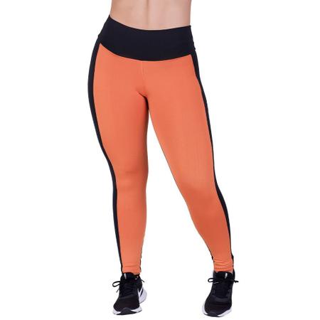 Calça legging fitness montaria com bolso preta - MTX