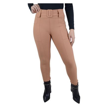 Imagem de Calça Feminina Autenticada Skinny Montaria Camel - 7103