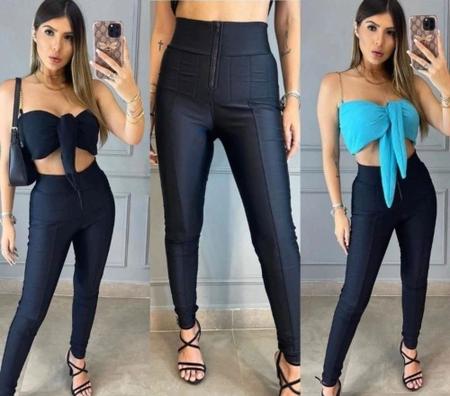 Calça flare chapa best sale barriga