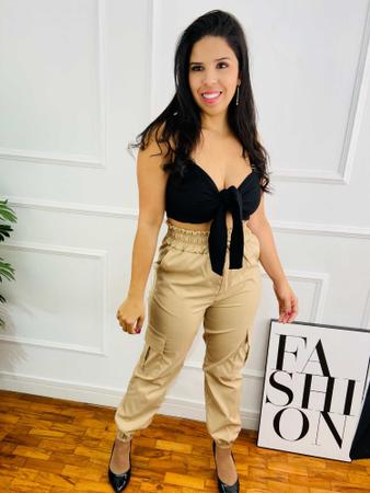 Calça de saco feminina discount