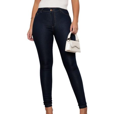 Calça Feminina Jeans Premium Skinny Comfort Fashion Lisa Casual Lavagem  Escura - SK JEANS - Calça Jeans Feminina - Magazine Luiza