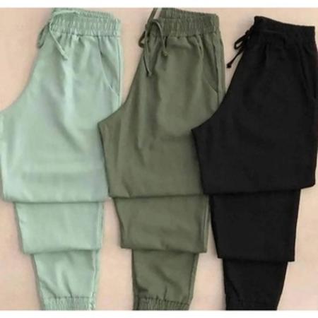 Calça feminina bengaline elastico na cintura bolso na frente jogger - filo  modas - Calça Feminina - Magazine Luiza