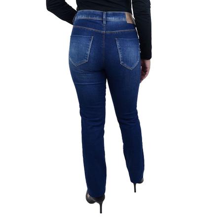 Imagem de Calça Feminina Lado Avesso Jeans Straight Curve - L2480