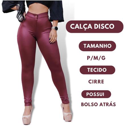 Calça hotsell disco marsala