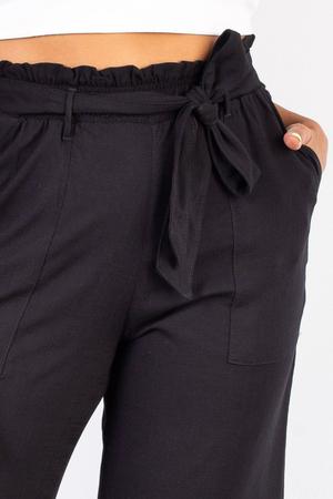 Calça feminina pantalona com cinto 32122 - Geração Livre - Kit