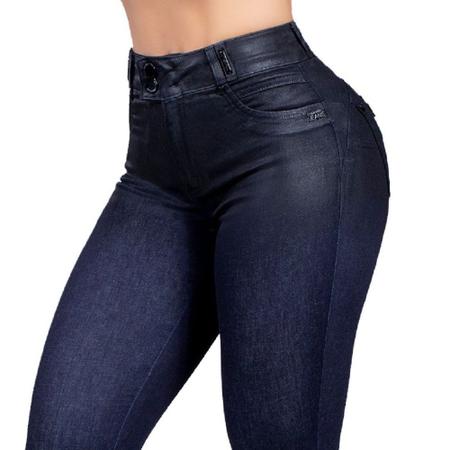Cal a Feminina Pit Bull Jeans Pitbull Cintura Alta Original