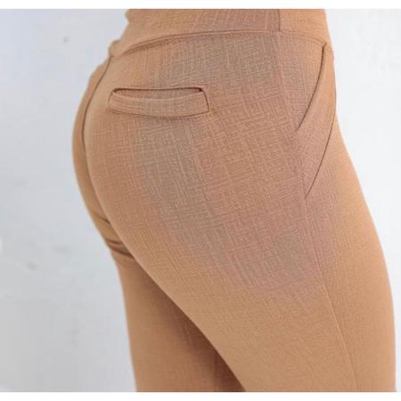 Imagem de Calça feminina skinny jacquard estilo fashion