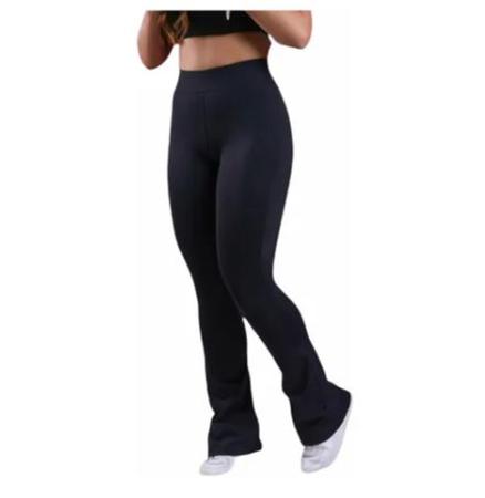 Calça sales flare grossa