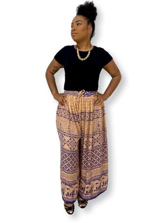 Calça indiana pantalona 2025