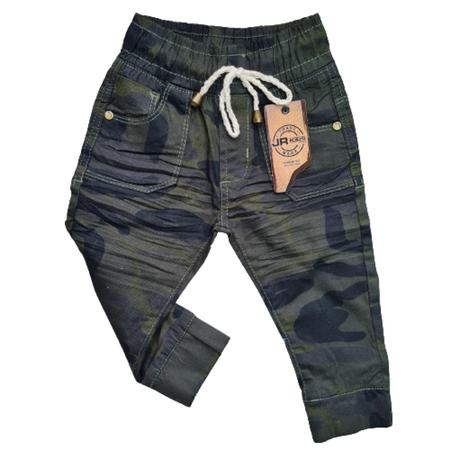 Calça hotsell camuflada bebe