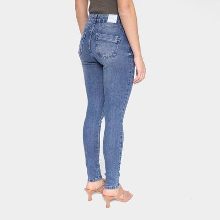 Imagem de Calça Jeans Biotipo Skinny Desfiada Feminina