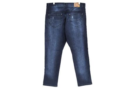 Cal a Jeans Bivik Extra Grande Rasgada Azul Masculino Cal as