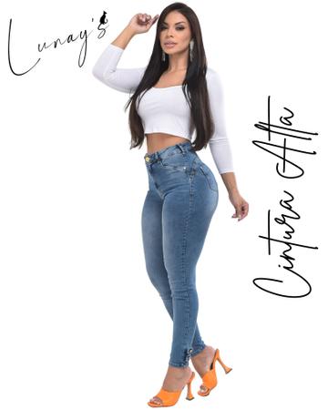 Calça alta best sale jeans