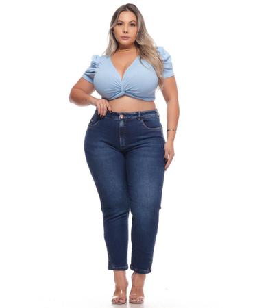 Cal a Jeans Cropped C s Alto 40 ao 52 Fact Jeans 5891 Outros